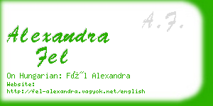 alexandra fel business card